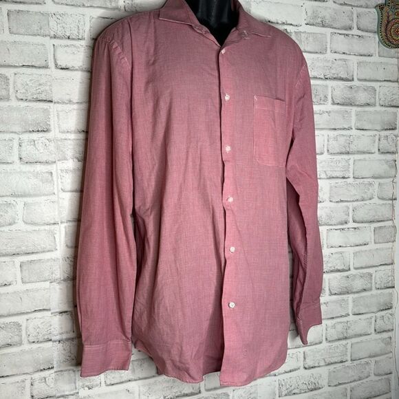 Dockers Classic Stretch Collar Button Down Casual Shirt Size Large - Picture 2 of 4